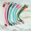Nuevo Color Dopamina Funda para Teléfono Móvil Accesorios de Cuerda Cuerda para la Mano Hervidor de Agua Estilo Coreano Liso Corto Poliéster Colgante para Mujer