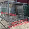 Jaula para Perros Reforzada con Ángulo de Hierro para Perros Medianos a Grandes Sólida Espesada Resistente a Mordidas Resistente a la Corrosión Criadero de Perros Pastor Alemán