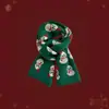 Cachecol Tricotado de Árvore de Natal Vermelha, Estilo Coreano, Atmosférico, Quente para o Inverno, Versátil, Presente de Natal para Casal Estudante Aquecedor de Pescoço
