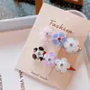HD6143A05 Pasador de pelo de flor de malla tipo hada mariposa perla pinza de cocodrilo pinza lateral accesorio Hanfu para mujeres