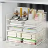 Organizador de archivos para debajo del escritorio, estante de almacenamiento vertical para documentos y archivos A4 para estaciones de trabajo de oficina, gabinete de almacenamiento de oficina vertical