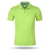 Roupas de Trabalho de Verão em Seda Gelo Camisas Polo Personalizadas Roupas de Trabalho de Manga Curta para Funcionários Camisetas Algodão Puro Camisas Culturais Estampadas com Logo Bordado