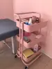 Tubo Espesado Diámetro 22mm Carrito Cocina Frutas y Verduras Estante de Almacenamiento Sala de Estar Estante de Almacenamiento de Snacks Dormitorio