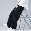 Pantalones de pana para hombre, primavera y otoño, nuevos pantalones casuales, sueltos y rectos, pantalones para hombre, pantalones anchos con estampado de camuflaje de moda.
