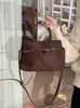 Nova Bolsa de Ombro e Transversal Versátil Suede Fosco Vintage Outono/Inverno 2026 Bolsa de Mão Versátil para o Dia a Dia para Mulheres Tendência