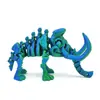 Esqueleto de Mamut Impreso en 3D Modelo de Dinosaurio Chino Móvil de Mamut Decoración de Escritorio para Alivio del Estrés