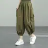 Pantalones Cortos de Algodón Pierna Ancha talla extra para Mujer Adelgazantes Pantalones Hallen Tendencia Verano 2024 Nuevos Cintura Alta Bloomers