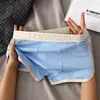 Ropa interior para hombre de verano Cómoda Suave Transpirable No da calor Alta Elasticidad Juvenil Estampado de Letras Boxer Briefs Moderno Versátil