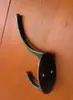 102*47 mm Gancho Negro Negro Pulverizado Gancho de Ropa Antiguo Engrosado Doble Gancho Gancho de Ropa Gancho de Pared Gancho