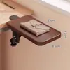 Bandeja para teclado, instalación sin taladro, clip de riel deslizante de cajón, tablero de extensión para escritorio de computadora, soporte de almacenamiento de ratón debajo del escritorio
