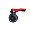Atacado de fábrica spot válvula borboleta com cabo pp resistente à corrosão grampo de ajuste manual GB válvula borboleta de plástico pp bidirecional