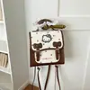 Mochila de mujer linda estilo coreano transfronteriza para el uso diario, diseño único, nicho, gran capacidad, bolso de doble hombro estilo casual