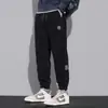 Calça Casual Masculina de Perna Larga Nova Moda Primavera e Outono Calça de Veludo Curinga