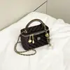 Bolso de Mano de Moda Transfronterizo para Mujer 2026 Nuevo Estilo Inspirado en Chanel Cadena Terciopelo Textura de Alta Calidad Bolso de Hombro Cruzado
