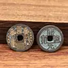 Venta al por mayor de fábrica de varias monedas antiguas de latón, Kaiyuan Tongbao, monedas Tianshi Shan Gui, monedas antiguas y accesorios para joyería del Dios de la Riqueza
