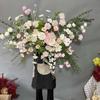 Accesorios de Boda Flores de Simulación Arreglo de Compromiso Decoración Flores Colgantes Escena de Boda Flores Falsas Arco Fondo de Pared de Flores Punto de Flores Flores de Esquina