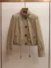 Ropa de Mujer de Gama Alta Shenzhen Nanyou Primavera Nuevo Estilo Retro Moda Ropa de Trabajo Rompevientos Chaqueta Top para Mujer