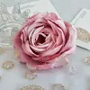 Flores Artificiais Peônia Rosa com Borda Enrolada Cabeças de Flor Decoração de Casamento Cenário para Fotografia Acessórios para Caixas de Presente Cabeças de Flores Artificiais
