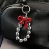 Angola Fita Vermelha Corrente para Celular Chaveiro de Contas Penduricalho de Bolsa Fashion Chaveiro de Carro Presente Venda por Atacado