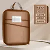 Bolsa Clasificadora de Materias en Forma de L Multicapa Gran Capacidad Engrosada para Estudiantes de Primaria Bolsa para Archivo de Almacenamiento de Libros de Texto y Exámenes por Materia