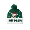 Gorro de Punto Navideño para Otoño e Invierno con Puño, Gorro con Luz LED para Fiesta, Gorro de Punto Cálido para Exteriores para Pareja, Gorro con Luz, Logo Personalizado