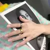 Anillo de acero inoxidable Europa y Estados Unidos dominante moda anillo de dedo alimenticio hombres transfronterizo superventas acero de titanio corrosión Joyería del Señor de los Anillos Venta al por mayor