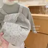Verde Cinza Musgo Limão Salgado! Vestido Infantil Outono 2026 Moda Floral Sem Mangas