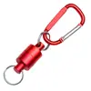 Fivela Magnética Retrátil para Exterior, Fivela Magnética, Fivela de Liberação Rápida para Escalada ao Ar Livre, Cordão Elástico, Fivela de Alça de Mão Anti-Perda