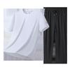 Traje de baño de secado rápido de seda helada para hombre, talla grande, fino, protector solar UPF50, deportivo, informal, de manga corta, pantalones, novedad de verano