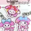 Llavero My Melody Llavero Acrílico Personaje de Dibujos Animados Anime Llavero Sanrio Accesorios Colgante Llave