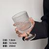 Taça de Vidro com Haste de Alta Qualidade, Copo de Água Doméstico Estilo Fruta com Bolhas, Taça de Vidro da Moda, Copo de Suco