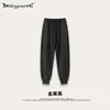Personalización Bm Otoño 2025 Marca de Moda Americana Nuevo Color Niebla Tierra Pantalones Deportivos Casuales