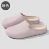 Zapatillas de Algodón de Punta Cerrada Estilo Nuevo para Mujer, Impermeables, Antideslizantes, Felpudas, Zapatillas para el Hogar de Interior para Parejas, Zapatillas de Algodón Otoño e Invierno para Hombre, Venta al por Mayor