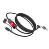 Cable de datos con pantalla digital inteligente con visualización de corriente en tiempo real, cable de carga rápida tipo C de 100W, carga rápida PD en tiempo real de 5A