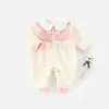 Ropa para Bebé Luna Llena Otoño e Invierno Algodón Forrado de Polar Caliente Mono para Bebé Atuendo para Celebración de 100 Días de Otoño