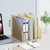 Suporte de Arquivos, Porta-Livros de Mesa, Organizador de Pastas, Porta-Documentos de Mesa de Escritório, Lixeira de Classificação de Arquivos Multicamadas