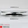 Plataforma Giratoria para Escultura Figura de Escultura de Arcilla Modelo Mesa Giratoria para Decoración de Tuberías Mesa Giratoria para Pasteles Aleación de Aluminio Plato Giratorio de Cerámica Doble Cara