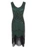 Vestido Retro de Lentejuelas con Flecos de 1920, Vestido de Flecos con Cuentas, Popular Vestido de Banquete de Alta Gama de Amazon