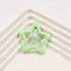 Pinzas para el pelo de estrella de cinco puntas coloridas inspiradas en la dopamina Y2K, pinzas para el pelo con temática de primavera de gotas de agua, pinzas para el pelo para flequillo lateral y flequillo, accesorios para el pelo