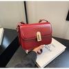 Bolsa Pequena Tendência Transfronteiriça para Mulheres, Versátil para Outono e Inverno 2026 Nova Bolsa Vintage de Ombro Transversal, Popular Bolsa Quadrada Pequena para Senhoras