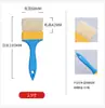 Fabricante en stock mango de madera cerdas de cerdo pincel de pintura pincel para barbacoa sin pelusa pincel de pelo plano herramientas de ferretería pincel de pintura