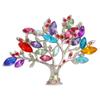 Broche Árvore dos Desejos Colorida Coreana Elfo Verde Mori Corsage Feminino Acessórios para Casaco Suéter Broche Elegante Feminino