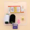 Novo Kit de Costura da Moda Famoso na Internet para Uso Doméstico, Kit de Costura Conveniente para Dormitório, Caixa de Costura Transparente Portátil