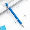 Bolígrafo de Metal Press Bolígrafo de Aluminio Bolígrafo Meiji Bolígrafo Táctil Capacitivo Bolígrafo para Pantalla Táctil de Escritura Bolígrafo de Regalo con Impresión de LOGOTIPO