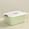 Caja de Almacenamiento Engrosada para Ropa, Juguetes, Snacks de Casa y Coche, Caja de Almacenamiento de Respaldo, Caja de Almacenamiento tipo Canasta de Plástico