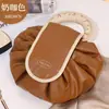 Bolsa de Maquillaje Perezosa Portátil, Neceser Impermeable de Gran Capacidad, Bolsa de Almacenamiento con Cordón, Bolso de Mano Portátil para Viaje