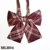 Estilo Japonés jk Corbata Mujer Talla Única Perezoso Preppy Estilo Camisa Uniforme Accesorios Uniforme Estudiante Cuadros Pareja Masculina Mismo Estilo