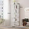Estante Simples à Prova de Poeira de Chão para Casa Mesa Armazenamento de Livros Prateleira de Armazenamento Multicamadas Prateleira de Armazenamento de Livros Ilustrados para Crianças
