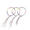 Pulsera tejida a mano en stock para el Festival del Bote del Dragón, unisex, cordón liso ajustable, cordón de colores, venta al por mayor para el Festival del Bote del Dragón