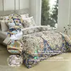 Funda de edredón floral y fundas de almohada, juego de tres piezas, impresión y teñido digital, fabricante, venta al por mayor transfronteriza, juegos europeos y americanos para la cama